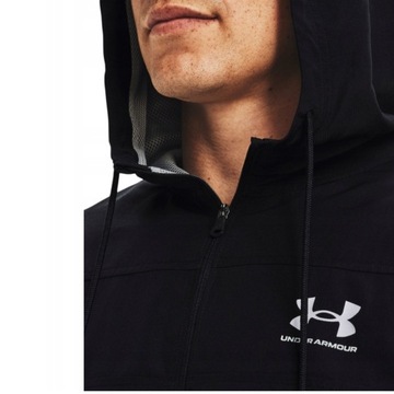 Kurtka sportowa męska Under Armour 1361621-003 z kapturem czarna