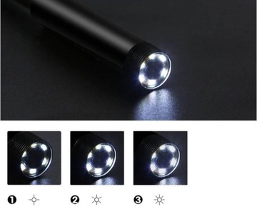 ЭНДОСКОПНАЯ КАМЕРА ДЛЯ ПРОВЕРКИ ЭНДОСКОПА С ЭКРАНОМ 4,3 ДЮЙМА, 5 МН, 8 светодиодов, FULL HD