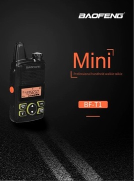 ЖЕСТКИЙ ТЕЛЕФОН BAOFENG T1 ДВИГАТЕЛЬНОГО ДИАПАЗОНА