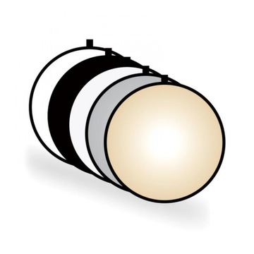 Blenda fotograficzna 5w1 okrągła 110cm GOLD