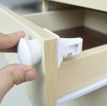 МАГНИТНЫЙ ЗАМОК ДЛЯ КРЕПЛЕНИЯ ДЕТСКИХ ШКАФОВ И ЯЩИКОВ ДЛЯ МЕБЕЛИ 10 ШТ.