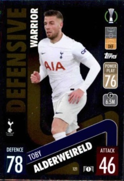 Topps Match Attax 2021/22 Defensive ALDERWEIRELD 1