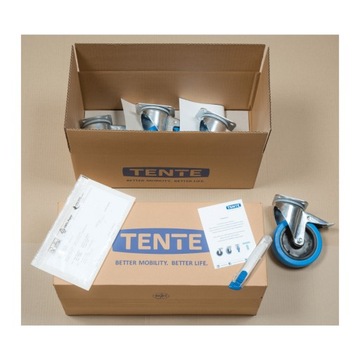 КОЛЕСО КОЛЕСО с тормозом TENTE диаметром 50 мм 40 кг