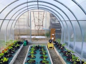 Szklarnia poliwęglan 3x8 m Afrodyta profil 40x20mm ocynk + poliwęglan 4 mm