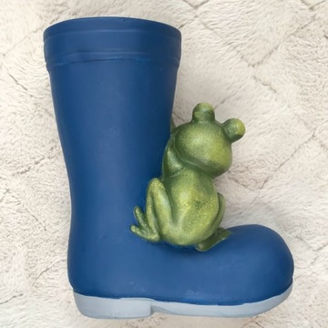 Садовая статуэтка FROG WALLSHOE SHOE FLOWER POT 30 см