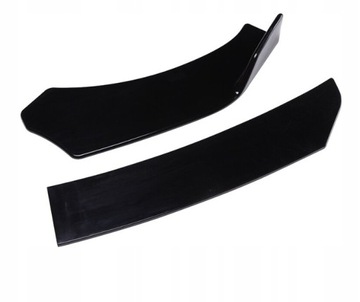 УНИВЕРСАЛЬНЫЙ РАЗДЕЛИТЕЛЬ СПОЙЛЕР ПЕРЕДНЕГО БАМПЕРА, ЧЕРНЫЙ ГЛЯНЦЕВЫЙ