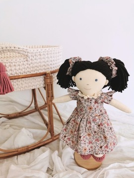 Как Моисей Деревянная люлька Корзина для кукол Постельное белье Подарок девочке