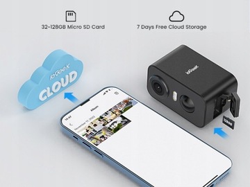 НАРУЖНЫЕ КАМЕРЫ 2K СОЛНЕЧНОГО МОНИТОРИНГА WiFi 32 ГБ