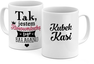 Kubek z imieniem dla kierowniczki