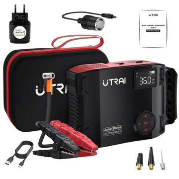 URZĄDZENIE ROZRUCHOWE DO SAMOCHODU 2000A ROZRUCH JUMP STARTER POWERBANK
