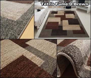 Стильный плотно тканый ковер Rio Frieze 160x220 @WZORY