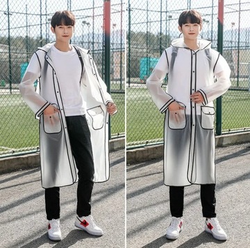 2023 Новые водонепроницаемые прозрачные длинные женские плащи Eva Clear для женщин и мужчин