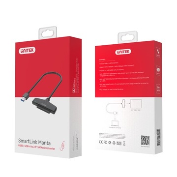 Переходник USB 3.0 на HDD/SSD SATA 2,5 дюйма Unitek