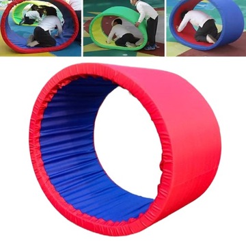 Круг для ползания, оборудование для сенсорного обучения, игровой реквизит, интерактивный красный цвет.