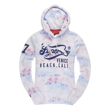 Bluza dresowa damska SUPERDRY VENICE BEACH z kapturem rozm. XS