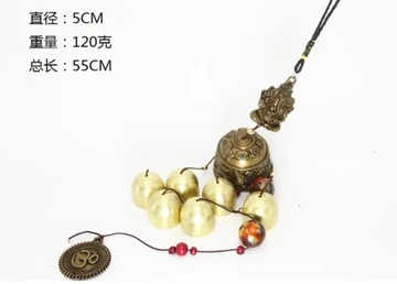 Styl 7 (120) Dzwonek prezentowy smok dzwonek wiatrowy metalowy dzwonek wiat