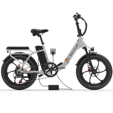 Мужской/женский складной электрический велосипед 500 Вт, 15 Ач, 150 км, толстые шины