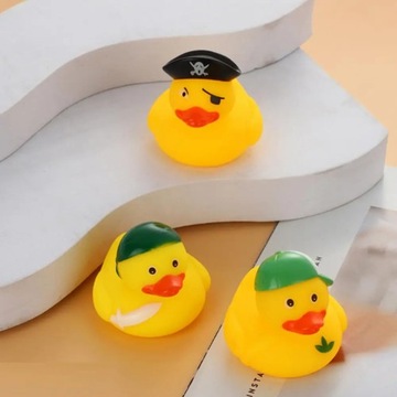 Детские игрушки для ванной, купальные утки, мультяшные животные S