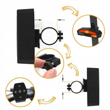 ВЕЛОСИПЕДНАЯ ЛАМПА, ПОВОРОТНИКИ, ЗАДНИЙ ПУЛЬТ ДИСТАНЦИОННОГО УПРАВЛЕНИЯ для велосипеда