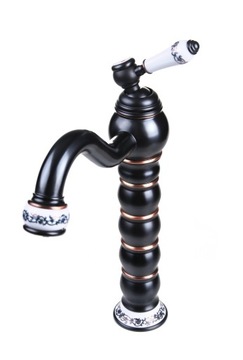 ВЫСОКАЯ РАКОВИНА РЕТРО FATTER, ЧЕРНЫЙ ORB