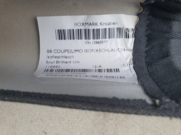 AUDI A4 B8 A5 ISOFIX PŘEDNÍ DRŽÁKY SEDAČKY ORYGINAL!!!