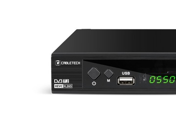 Dekoder DVB-T2 H.265 HEVC Tuner Telewizji Cyfrowej Naziemnej Cabletech