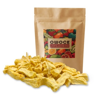 ANANAS liofilizowany kawałki LIO owoce liofilizowane jakość 100g
