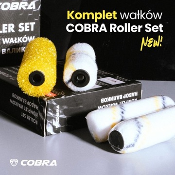 COBRA Roller Set - zestaw wałków do powłoki poliuretanowej COBRA