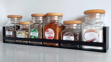 НАКЛЕЙКИ для специй ЭТИКЕТКИ для баночек для специй 3,5см 108 шт.