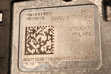 BMW 1 F40 3 5 6 7 8 X1 X2 X3 X4 X7 F54 F60 PORT SPONA HNÍZDO USB 8711938