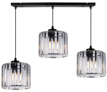 ŻYRANDOL KRYSZTAŁOWY DO KUCHNI LAMPA WISZĄCA LED