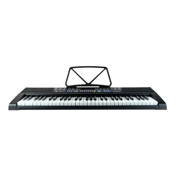 Keyboard 61 klawiszy z podświetleniem LED – idealny dla początkujących