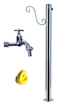 Кран для садового гидранта 100см INOX
