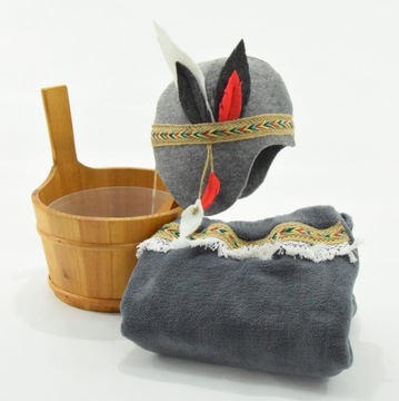 Шапочка для сауны - INDIAN - L