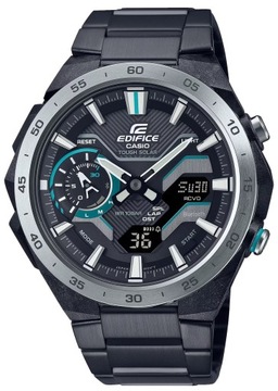 Czarny zegarek męski na bransolecie Casio Edifice ECB-2200DD BluetoothSolar