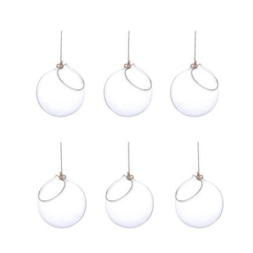 6x Wisząca Doniczka Wazon Szklana Butelka Ogród