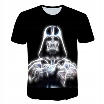 M?SKA KOSZULKA T-SHIRT nadruk 3D CZASZKA KOLORY