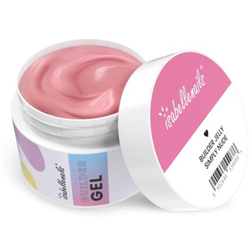 ŻEL BUDUJĄCY DO PAZNOKCI GEL UV SIMPLY NUDE 50g ISABELLENAILS