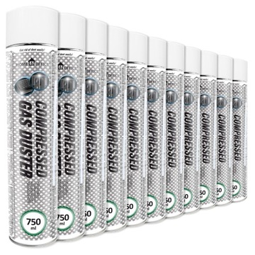 11x AABCOOLING SPRĘŻONE-POWIETRZE 750ml RURKA-15cm