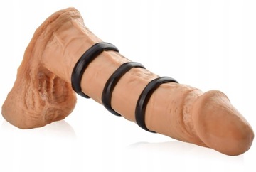 3 ЭЛАСТИЧНЫХ КОЛЬЦА ДЛЯ ПЕНИСА НАБОР СЕКС-КОЛЦЕЙ