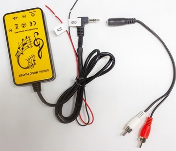 ZMIENIARKA DO SAMOCHODU UNIWERSALNA BLUETOOTH USB AUX UNIWERSALNY RCA JACK