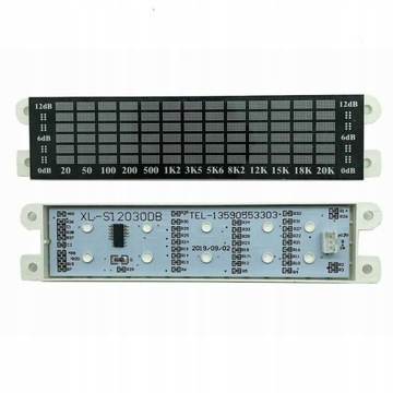 LED WYŚWIETLACZ AUDIO SPEKTRUM MUZUKI 120 x 30mm