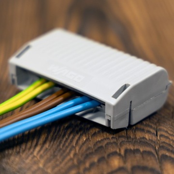 WAGO GELBOX MUFA KABLOWA ŻELOWA PRZELOTOWA NA 3 SZYBKOZŁĄCZKI 0,2-4mm2 IPX8