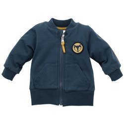 Bluza rozpinana dresowa dla chłopca Sekret Forest granat Pinokio