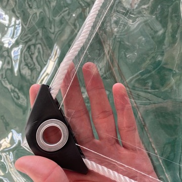 Прозрачный водонепроницаемый брезент из ПВХ/1,5 х 2,5 м.