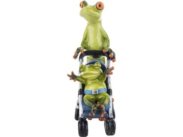 Статуэтка В ПОДАРОК ​​- Лягушка с Лягушонком в коляске
