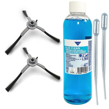 Szczotki boczne do PURON PR10 + niepieniący płyn do mopowania Blue Clean