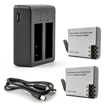 Eken Zestaw Podwójna Ładowarka + 2 Baterie 1350mAh