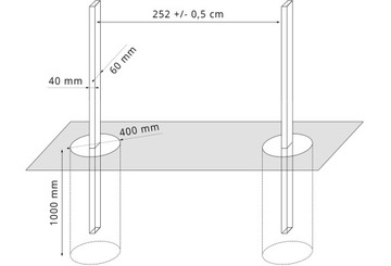 PANELE ogrodzeniowe 3D - 1,73 m / 5 mm ZIELONE