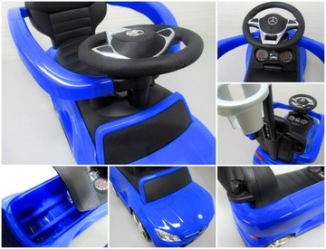 Автомобиль Mercedes AMG c63 с толкачом+музыкой+гудок